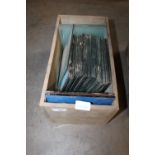 Box of glass window panes