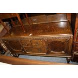 Carved Oak Sideboard