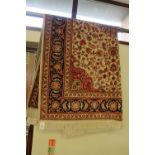 2.80 x 2.00 Beige Ground Keshan Carpet