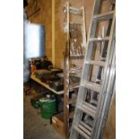 Wooden step ladders