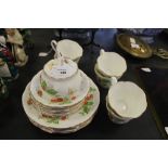 Ringtons Virginia Strawberry pattern China Tea Set