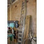 3 section aluminium ladder