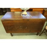 oak drop leaf table