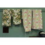 2 pairs of Curtains - Laura Ashley & Sanderson Roses