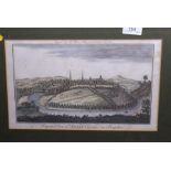 Hand Coloured Print "Prospective View of Shrewsbury in Shropshire" Engraved for the Modern Universal