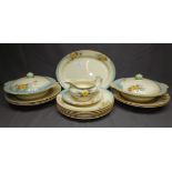 Royal Winton Part Tea Set Hand Painted in the Art Deco Style