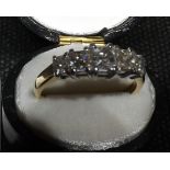 18ct Gold Five Stone Diamond Ring 1.5ct of Diamonds Colour H VS2 Good Clarity, with certificate