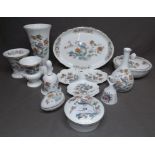 Eleven Pieces of Wedgwood Kutani Crane Decorative China