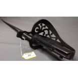 Jacob's Double Rifle Sword Bayonet with Large Iron Basket Guard and Fullered Blade 34.5" long