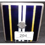 Hall Marked Silver and Enamelled Cigarette Case with the Royal Army Service Corps Badge