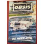 Oasis poster. No condition reports for this sale.