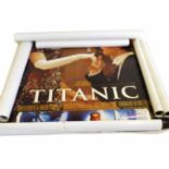 A collection of movie posters including Titanic, space cowboy. No condition reports for this sale.