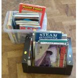 Two boxes of railway and train related books No condition reports for this sale.