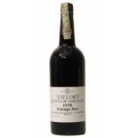 Bottle Taylor's vintage port 1978. No condition reports for this sale.