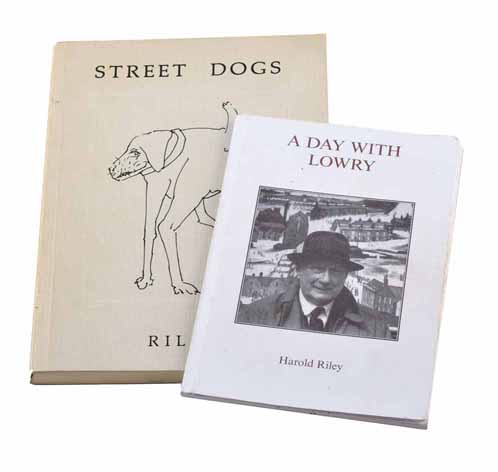 Signed copy of 'Street Dogs' by Harold Riley, signed in ink by the artist and dated 1985, together