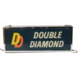 Double diamond illuminated sign. No condition reports for this sale.