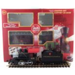 Lehmann LGB G-Gauge The Big Train boxed Starter Set, with two sections of extra track. The card