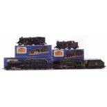 Three Hornby Dublo boxed locomotives, to include a LT25 L.M.R. 2-8-0 Freight loco and tender a EDL17