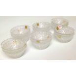 Set of twelve Bruseni Samobor Rucno Kristal melon dishes No condition reports for this sale.