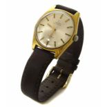 Gents vintage Omega automatic steel- gold plated wristwatch. No condition reports for this sale.