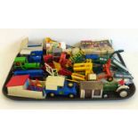 Collection of twenty seven Britains Diecast toys also a Britains sweatshirt and a collection of