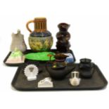 Wedgwood black basalt tea ware, toby jug, crested other 19th century and later ceramics. No