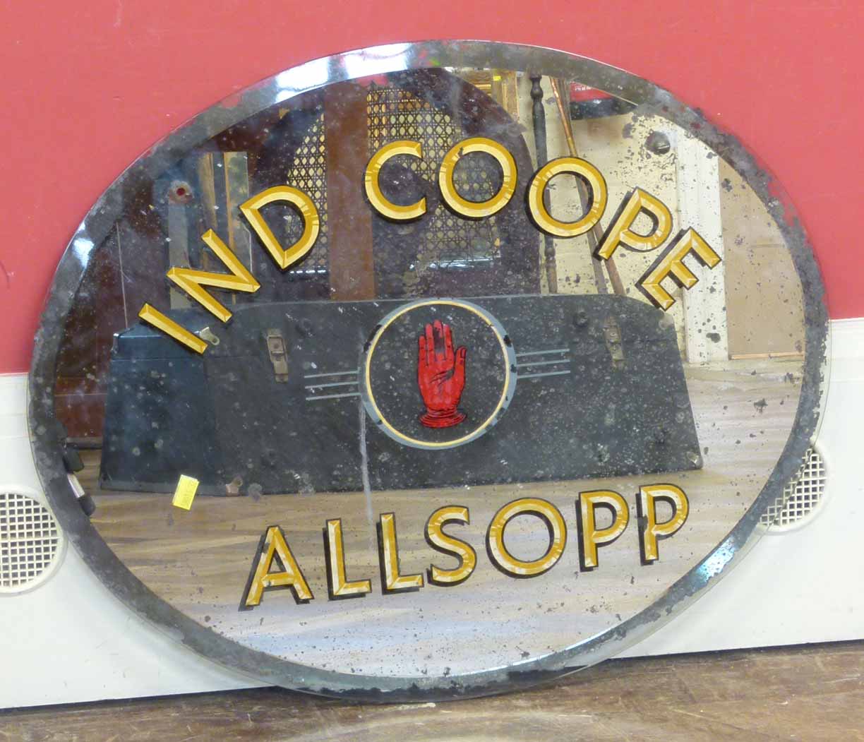Allsopp pub mirror. No condition reports for this sale.