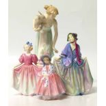 Royal Doulton Sweet Anne, Tender Greeting, Lily and Sweeting. No condition reports for this lot.