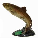 Beswick leaping trout. No condition reports for this lot.