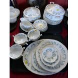 Approximately 36 pieces of Royal Standard 'Garland' tea/dinner ware. No condition reports for this