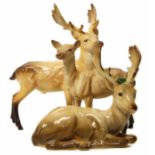 Two Beswick Stags and a Deer. No condition reports for this lot.