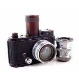 Luftwaffe Robot WW2 camera, serial number FL 38077, with Carl Zeiss Biotar 1:2 f=4cm lens, and a