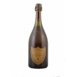 A bottle of Moet & Chandon Dom Perignon Vintage Champagne 1969. Level is base of neck. 75cl.