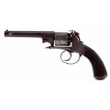 Webley / Bentley 80 bore percussion revolver, with engraved frame, five shot cylinder, circa 1860,