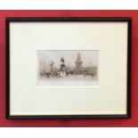 William Walcot, Trafalgar Square, Signed Etching Unfortunately we are unable to do condition reports