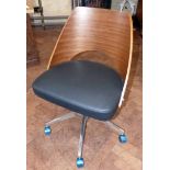 Eames style office chair in walnut by made.com Unfortunately we cannot do condition reports for this