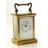 Carriage clock, single train movement signed "Henley" Unfortunately we are not doing condition