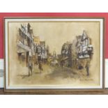 Sheila Turner Chester Street scene, oil on canvas. Unfortunately we are not doing condition