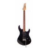 Yamaha ERG 121 C Electric Guitar, serial number YO209 finished in black with hard case, 99cm long