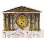 20th century marble clock in Greer temple design Unfortunately we are not doing condition reports on