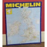 Metalware Michelin wall map Unfortunately we are not doing condition reports on this sale.