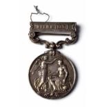 India General Service Medal with Burma 1885-7 clasp, awarded to 18096 Gunr. W. Brown No.9 By.1st