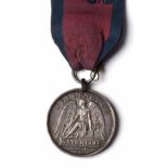 Waterloo Medal awarded to WILLIAM BROWN. ROYAL ARTLLERY DRIVERS., with original ribbon.