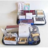 Dolls house furniture in boxes (two trays) We cannot do condition reports for this sale.