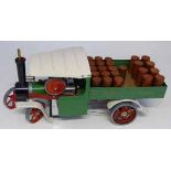 Mamod green and white steam wagon. We cannot do condition reports for this sale.