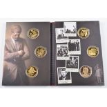 Life of John F. Kennedy American mint coins, plus Concorde Queen of Aviation coin set.