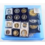 Collection of mainly GB Royalty commemorative coins and medallions in six presentation cases.