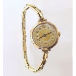 Watch with a rolled gold chain Unfortunately we are not doing condition reports for this sale.