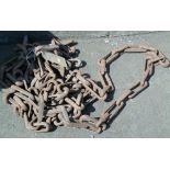 19th century forged chain 9 meters long Unfortunately we are not doing condition reports for this