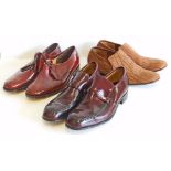 Three pairs of mens leather shoes (size 10 - 10 1/2). Unfortunately we are not doing condition